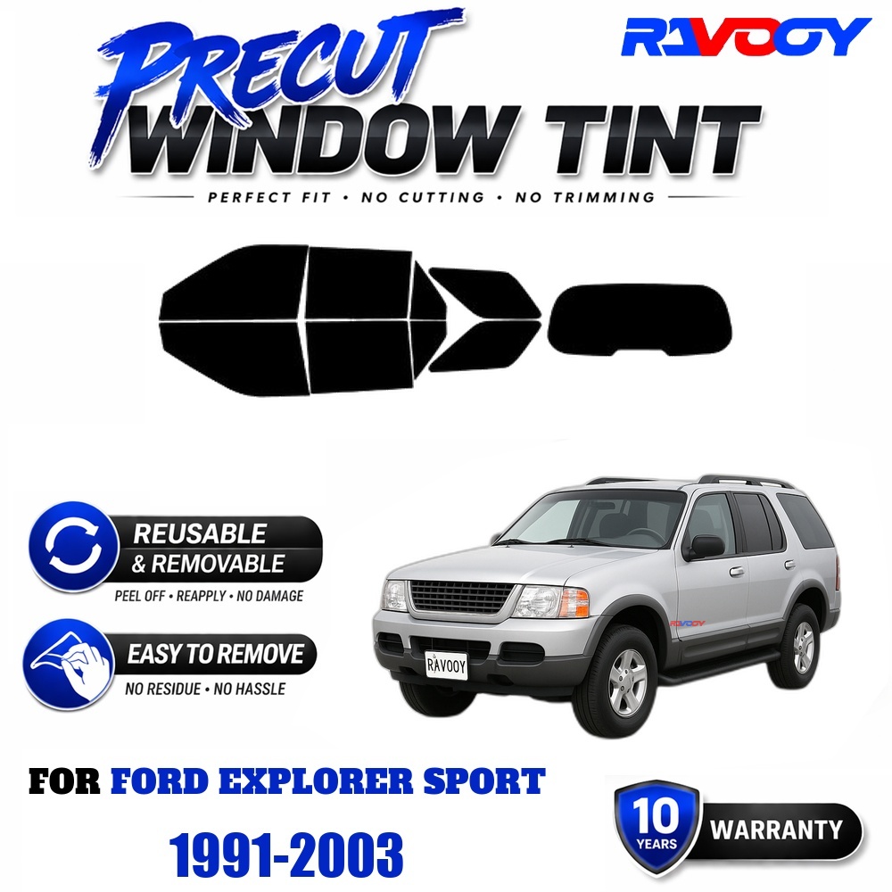Air Bubble Remover - RAVOOY Precut Window Tint, Reusable Removable