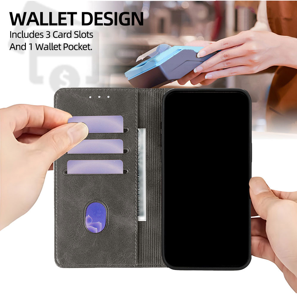 Magnetic Flip Card Stand Leath - огляд і ціна Realme C67