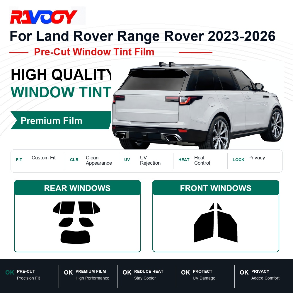 RAVOOY Precut Window Tint, Reu - огляд і ціна Air Bubble Remover