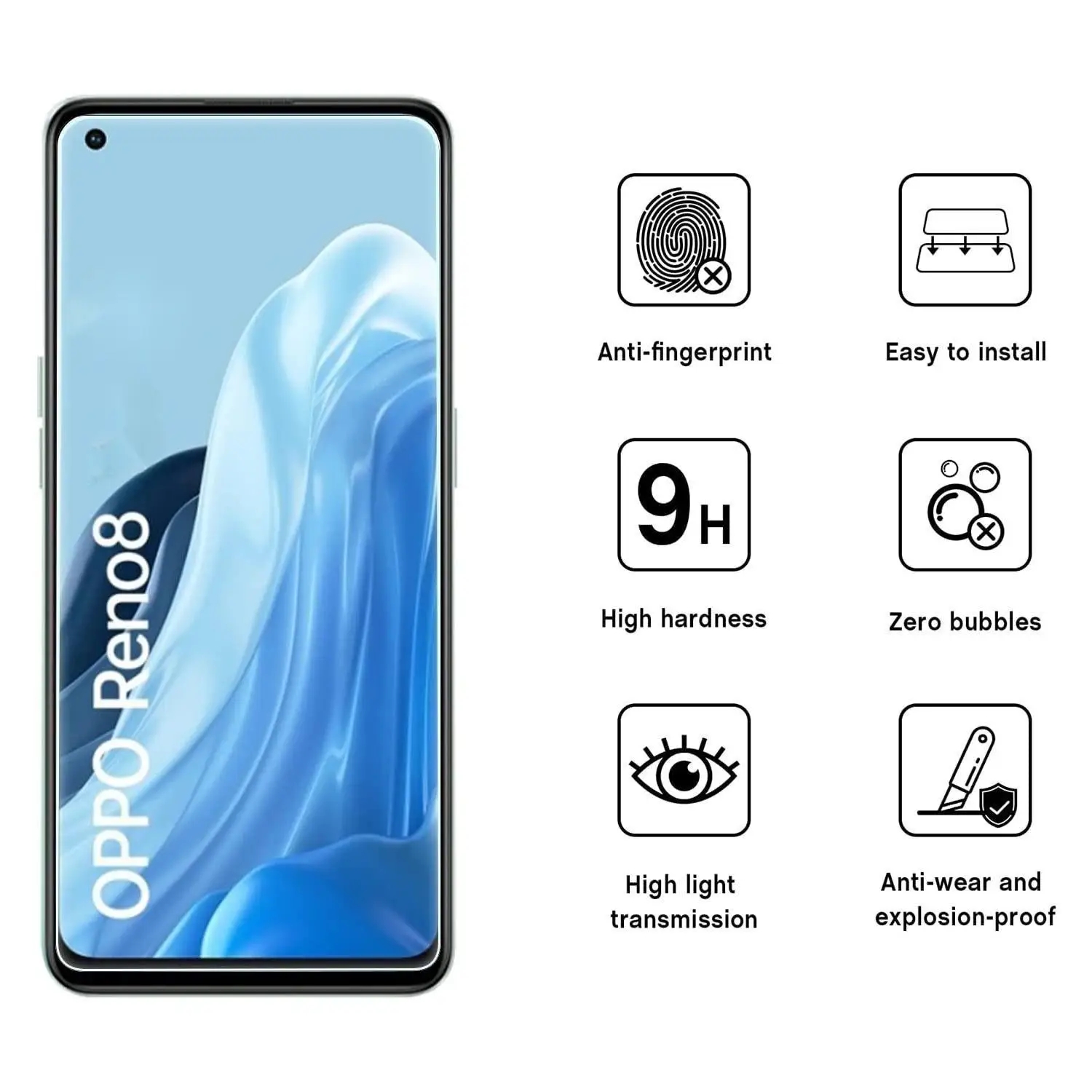 3Pcs Tempered Glass For OPPO A - огляд і ціна Oppo A78