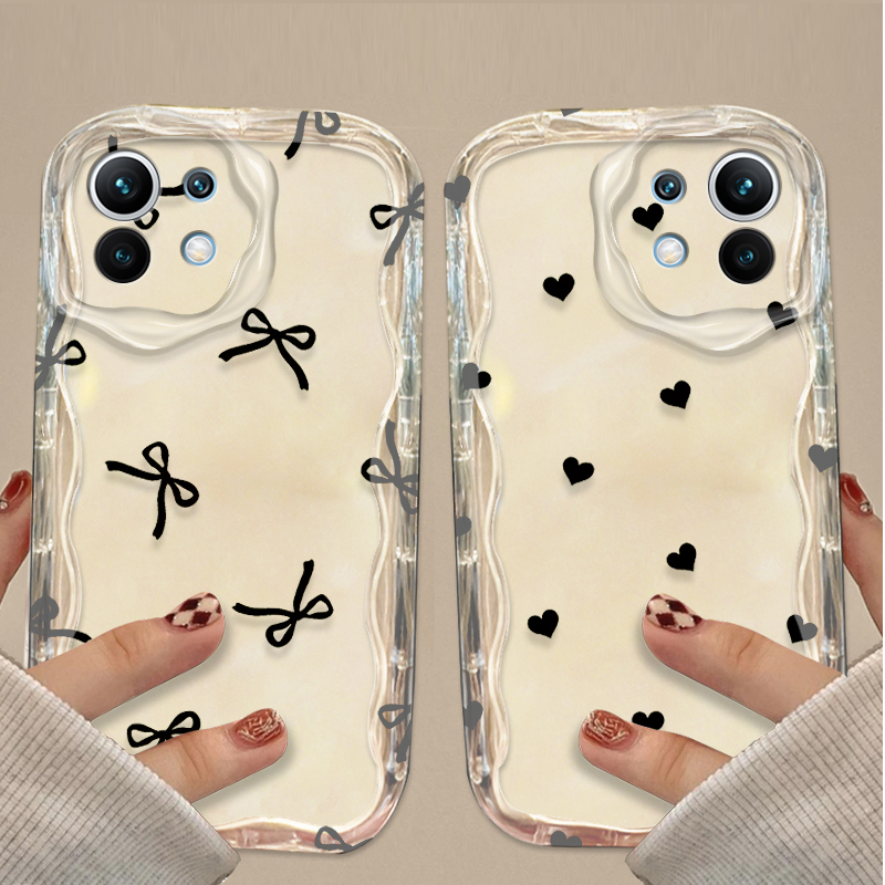 Black Bowknot love Heart Case  - огляд і ціна Xiaomi Poco X6